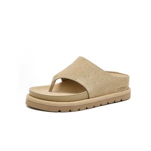 MADALLO Женские шлепанцы с резиновой подошвой абрикос, цвет Apricot