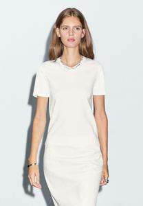 Футболка Massimo Dutti V-NECK SHORT SLEEVE, White