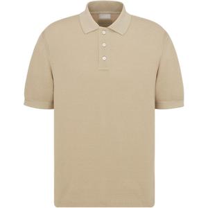 Рубашка поло мужская бежевая Dior, бежевый