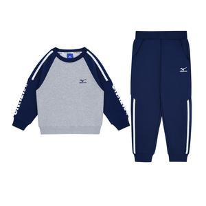 Детская повседневная спортивная одежда Mizuno, цвет вересковый серый