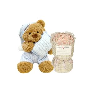 Милый плюшевый мишка Pouty Pajamas для сна, 40 см MENGXIAOZAI