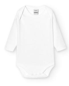 Набор из 2 детских боди с матовым американским воротником Babidú, белый