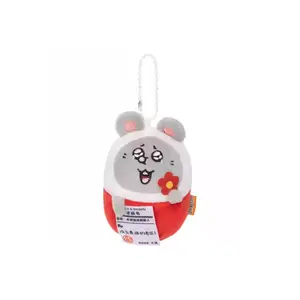 Мягкая подвеска Miji And Big Rat Dolls высотой 10 см MINISO, Meiji and Rat Collection-Motivational Capsule Pendant