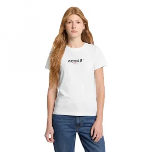 Футболка с коротким рукавом Guess Jeans Gj Cn Reg 3D Embr Guetee, белый