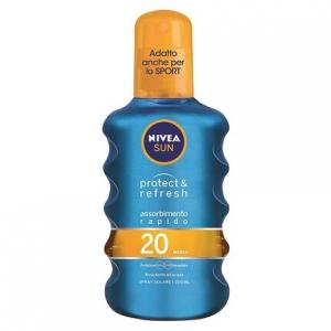Солнцезащитный спрей Protect & Refresh Spf 20, 200 мл, Nivea