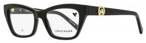 Женские очки Longchamp Arching Brow Line, LO2762 001, черные, 51 мм Longchamp, 001