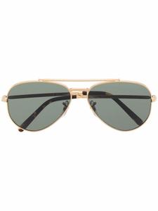 Ray-Ban солнцезащитные очки-авиаторы, золотистый