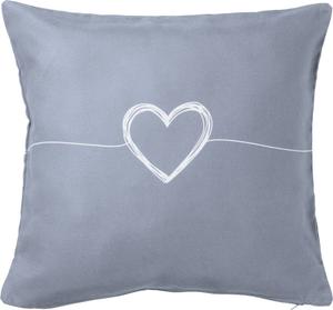 Наволочка Erwin Müller 209769, серый - белый - 40 х 40 см