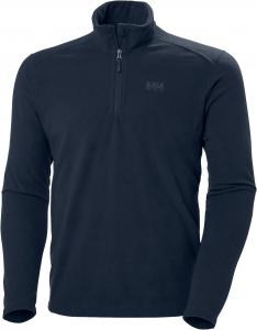 Helly-Hansen Daybreaker 1/2 Zip Fleece - мужская куртка из переработанного флиса, уютная полузастегивающаяся толстовка на все сезоны Helly Hansen, 599 Navy