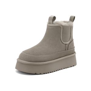 ST&SAT Женские короткие зимние сапоги цвета хаки, цвет Khaki Green