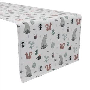 Настольная дорожка, 100 % хлопок, 16x108 дюймов, Into the Wild