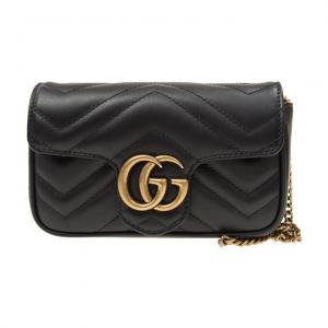 Мини-сумка Gucci GG Marmont Matelasse, черная