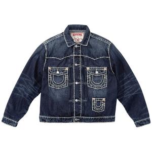 Куртка Supreme x True Religion Denim Trucker Jacket 'Washed Blue', синий