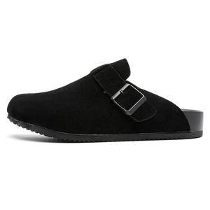 LUOMAIKE Закрытые тапочки мужские черные, цвет Black