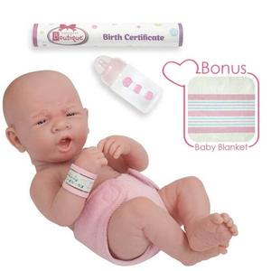 Зевающая кукла-новорожденная - девочка Berenguer
