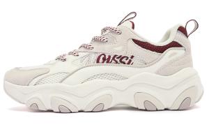 Claw Claw Shoes 3.0 Кроссовки для жизни женские с низким верхом цвета слоновой кости и красным лаком Qiaodan