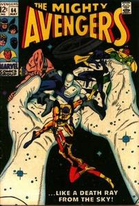 Avengers #64 "DEATH OF Goliath's brother, Barney Barton- Egghead Appearance (MARVEL COMICS)