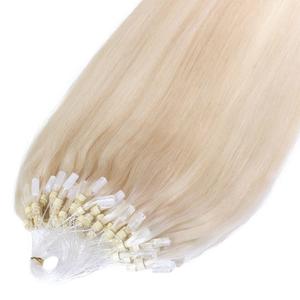 Накладные волосы microring extensions premium echthaar #10/0 hell-lichtblond 1g Hair2Heart, 60cm, количество 25 шт.