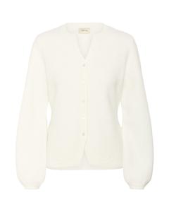 Cream Кардиган 'CRBelle' из шерсти белого цвета