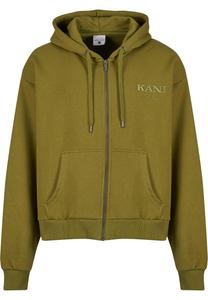 Толстовка с капюшоном на молнии Karl Kani Rhinestone, оливковый