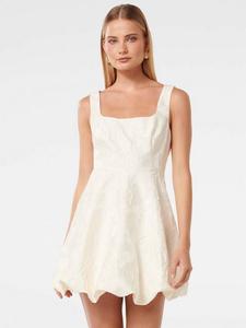 Мини-платье brenda bubble Forever New, цвет Porcelain
