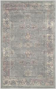 Ковер SAFAVIEH, 79 x 122 см, Vintage Collection, Grey & Multi, дизайн Oriental Distressed Viscose, идеально для помещений с высокой проходимостью: прихожая, гостиная, спальня (VTG117-2770)
