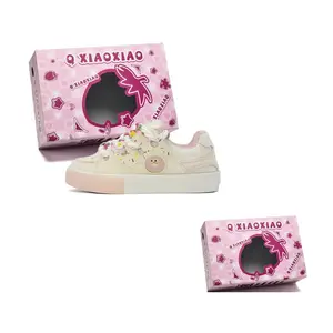 Circle small Женские легкие износостойкие утепленные низкие скейтерские кроссовки с амортизацией в коробке бежево-розовые, цвет Beige Pink