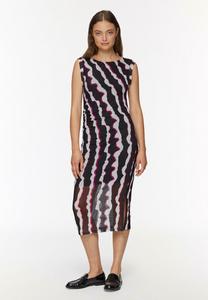 Платье-футляр MIT SEITLICHER RAFFUNG s.Oliver, черный