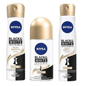 Black&White Invisible Silky Smooth Antiperspirant 50 мл. Nivea