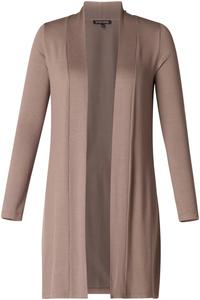 Вязаный кардиган BASE LEVEL CURVY Knit Cardigan, серо-коричневый