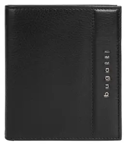 Кошелек bugatti "NOME", натуральная кожа, черный