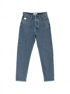 Джинсы с высокой талией и зауженными штанинами Chloe, синий