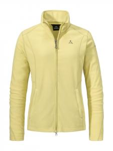 Флисовая куртка "Fleece Jacket Leona3" цвета кукурузного шелка Schöffel
