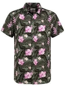 Рубашка Eight2Nine, цвет khaki/schwarz/rosa