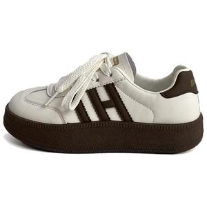 City camel Женские низкие скейтерские кеды бежево-коричневые, цвет Beige Brown