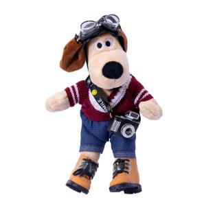 Подвеска для машины в виде милого щенка, брелок для сумки, защита для ремня безопасности, плюшевая кукла чарм, высота 23см Bowl