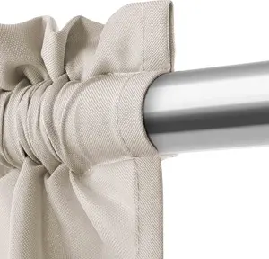 Штора готовая, полузатемняющая, с тесьмой-лягушкой, крючками, матовая, декоративная, AIR, 140x270 см VIVA SIiN