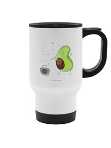 Mr. & Mrs. Panda Стакан с крышкой, авокадо, танцы без слогана, белый