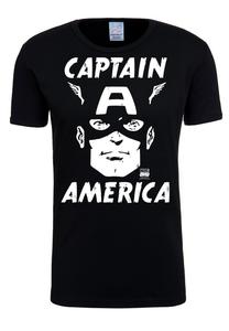 Классическая футболка LOGOSHIRT Shirt Captain America, черный