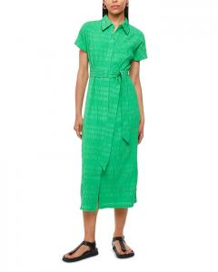 Платье-рубашка Millie с фактурной тканью Whistles, зеленый