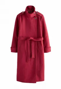 Классический формальный тренч с воротником-стойкой. Next, Red