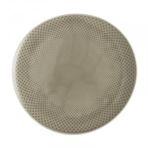 Junto Pearl Grey - Тарелка обеденная фарфоровая, 27 см Rosenthal, серый