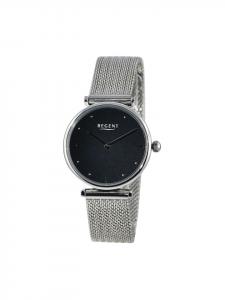 Аналоговые серебристые наручные часы, средний размер (примерно 37 мм), металлический браслет Regent
