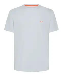 Футболка пике с круглым вырезом Sun68, белый