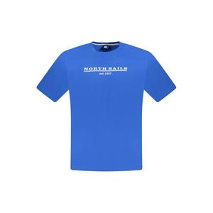 Синяя хлопковая мужская футболка North Sails