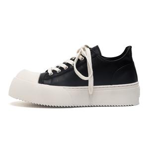 FAPAI Низкие унисекс скейтборд-кроссовки для пар черно-белые мужской размер, цвет Black White (Men's Size)