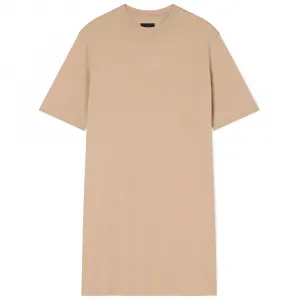 Платье миди с коротким рукавом Armani Exchange XW000825_AF10356, бежевый