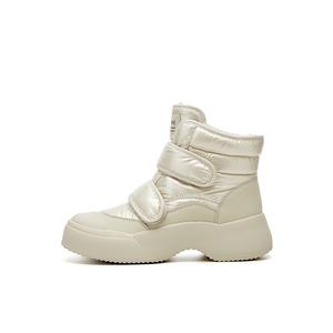 Женские зимние ботинки DAPHNE стеганые на липучках, белый