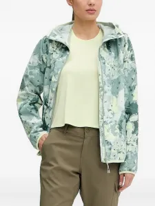 Куртка с капюшоном и цветочным принтом Helly Hansen, зеленый