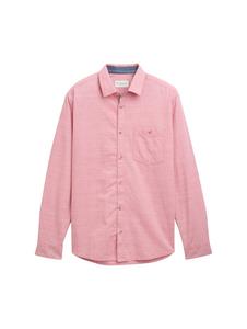 Рубашка на пуговицах классического кроя TOM TAILOR, Pastel red